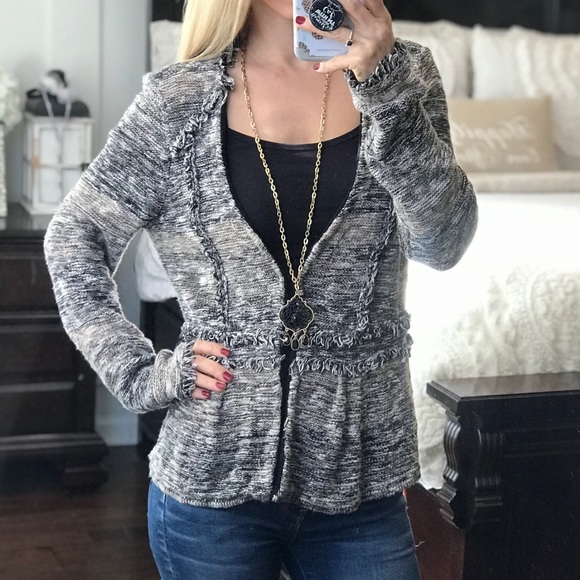 INC International Concepts Jackets & Blazers - INC SWEATER with fringe